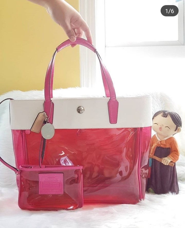 coach clear bag