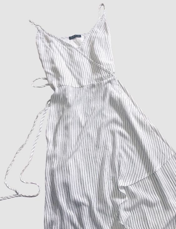 Cotton on Lucia strappy wrap midi dress ...
