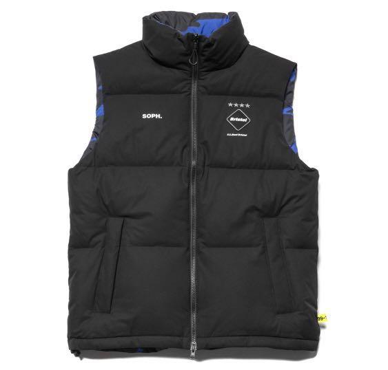 FC Real Bristol FCRB Down Vest 羽絨背心, 男裝, 外套及戶外衣服 人気商品は F.C.Real Bristol DOWN VEST ダウンベスト
