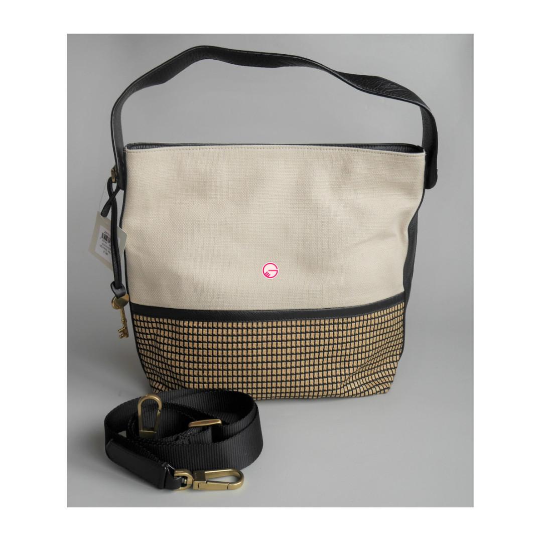 Fossil Maya Hobo Neutral Multi Fesyen Wanita Tas Dompet di Carousell