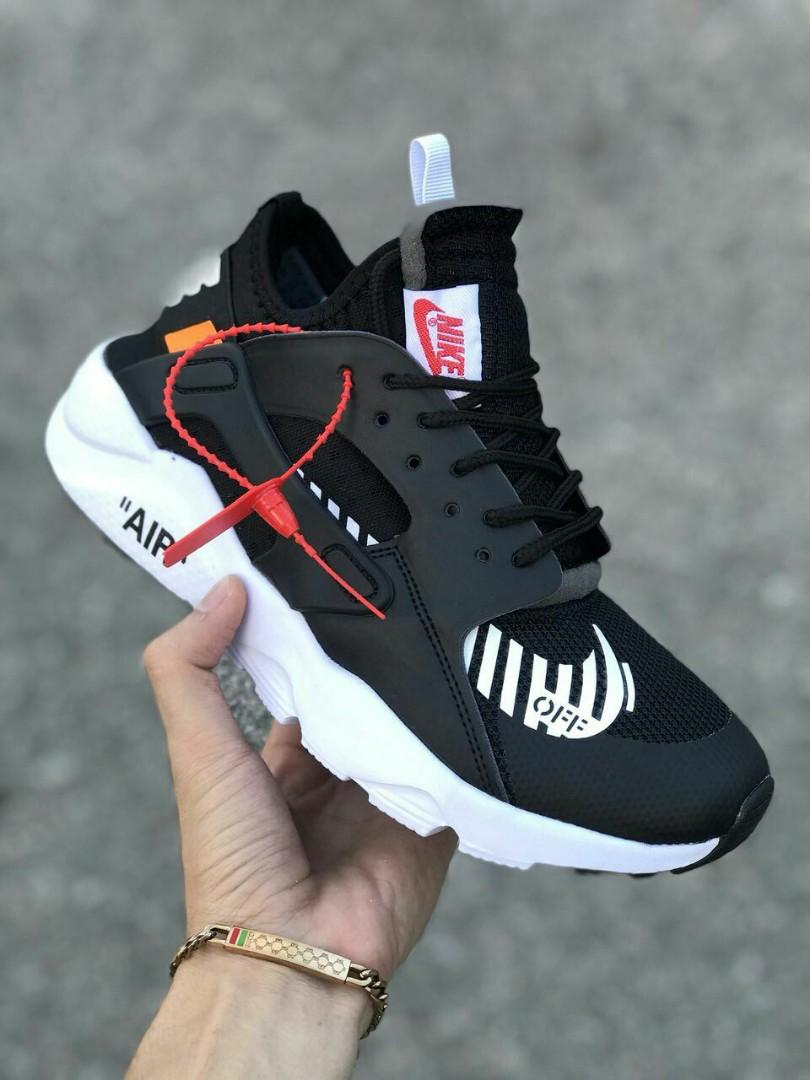 huarache off white black