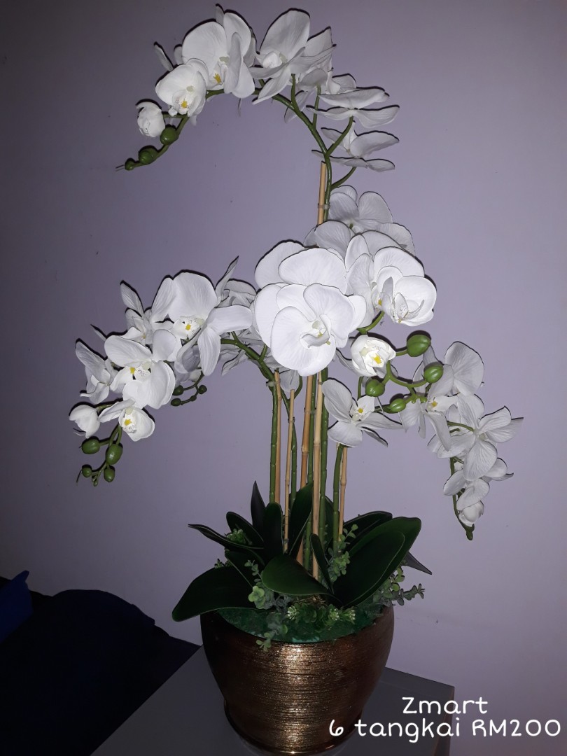 23 Hiasan Bunga Orkid Tiruan Konsep Terpopuler 