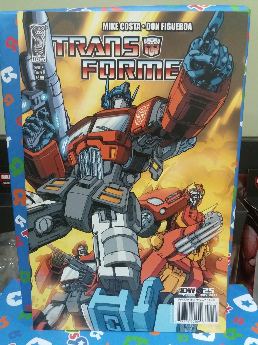 IDW Comics TRANSFORMERS 1 TF G1 optimus prime, Hobbies & Toys, Books