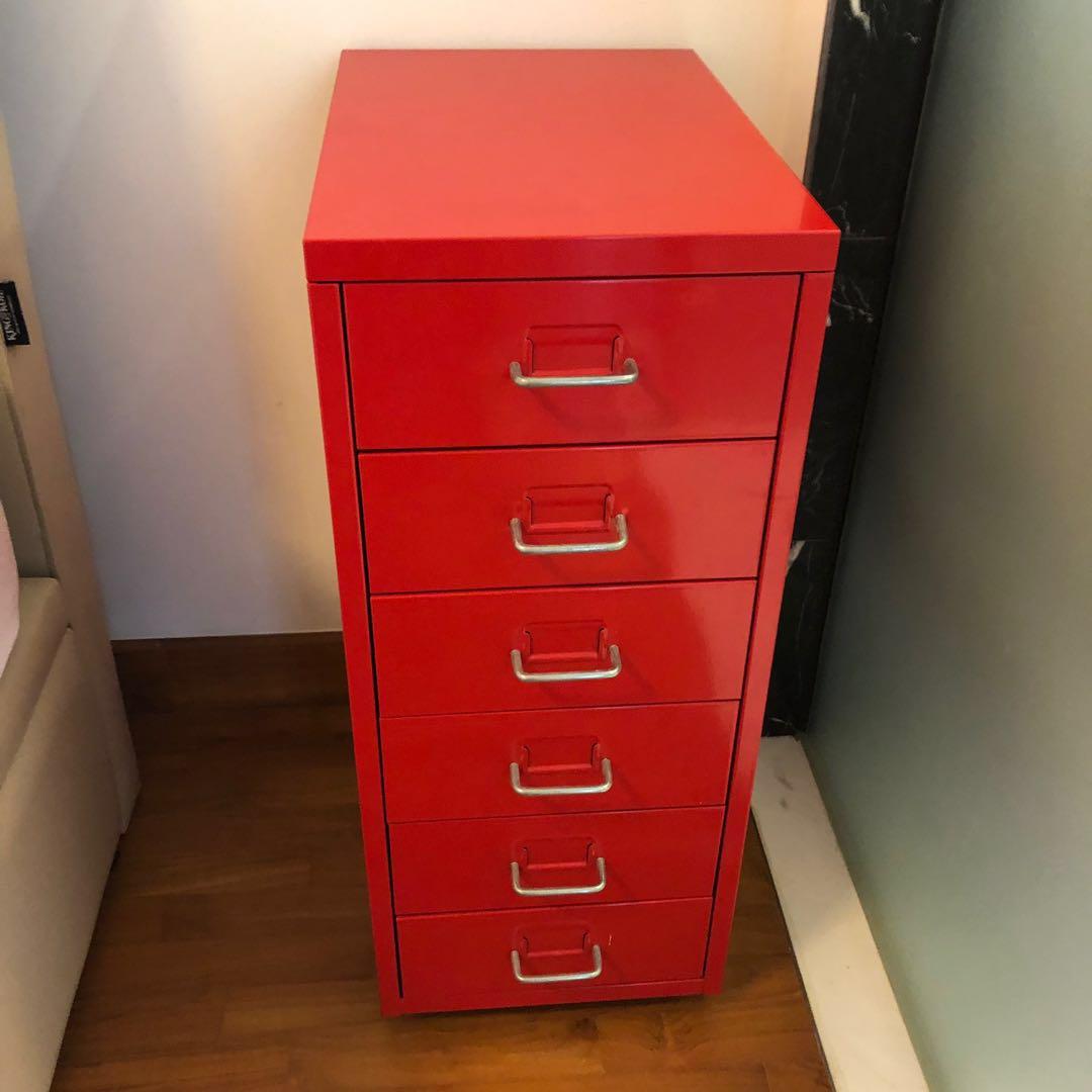 Ikea Helmer Drawer Unit On Castors X 2 Furniture Shelves