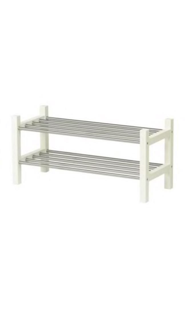 Ikea TJUSIG shoe rack, Furniture & Home Living, Furniture, Shelves
