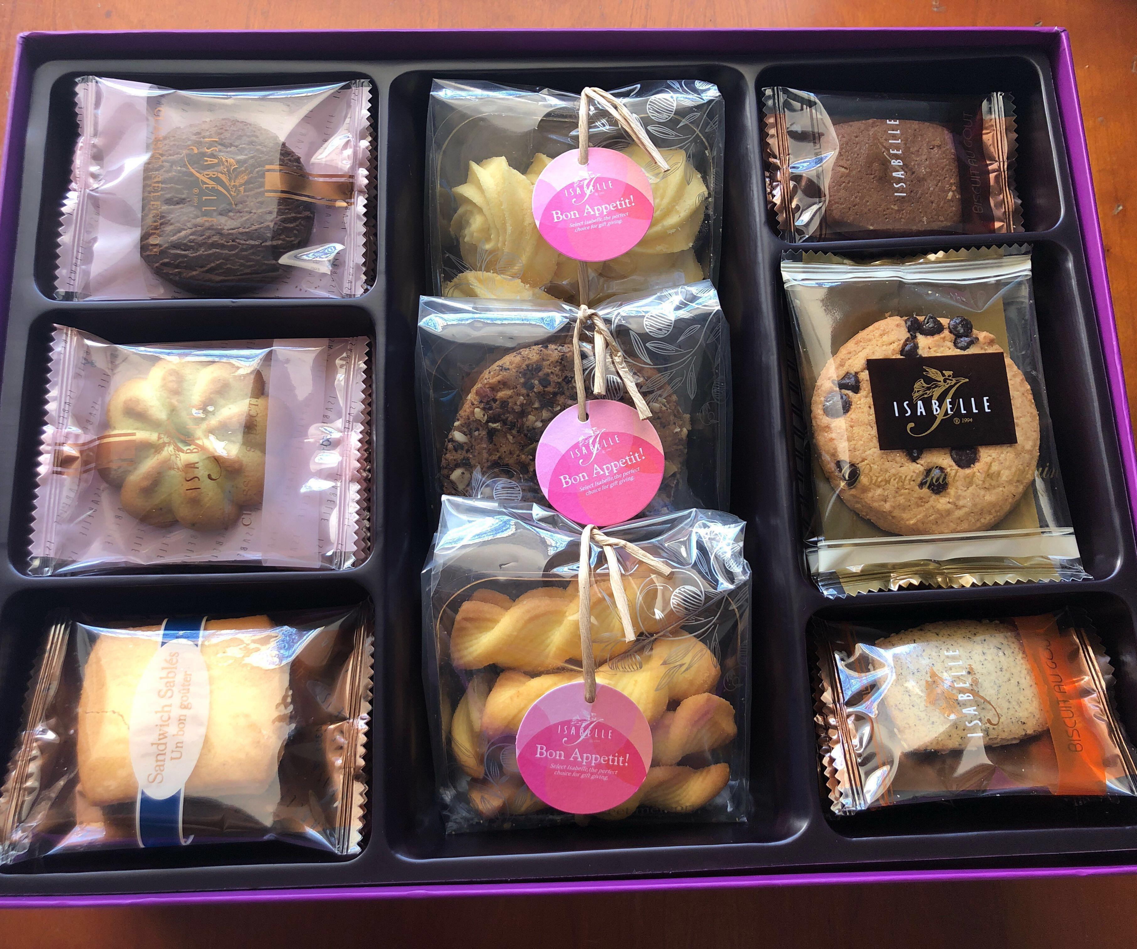 ISABELLE Assorted Cookies Gift Box, Food & Drinks, Gift Baskets
