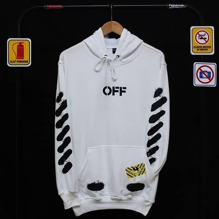 harga off white hoodie