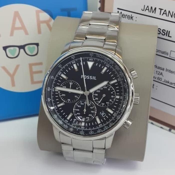 Jam Tangan Pria Fossil FS 5412 Rantai Silver Original Murah