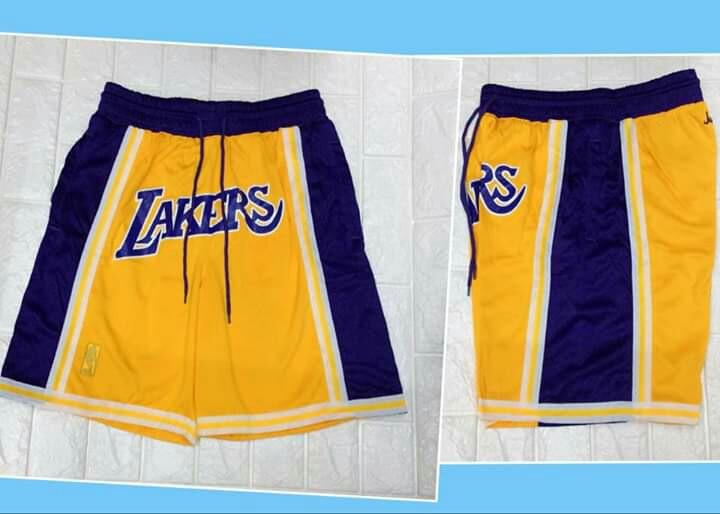 🆕JUST DON LAKERS JERSEY SHORTS, Men's Fashion, Bottoms, Shorts on Carousell