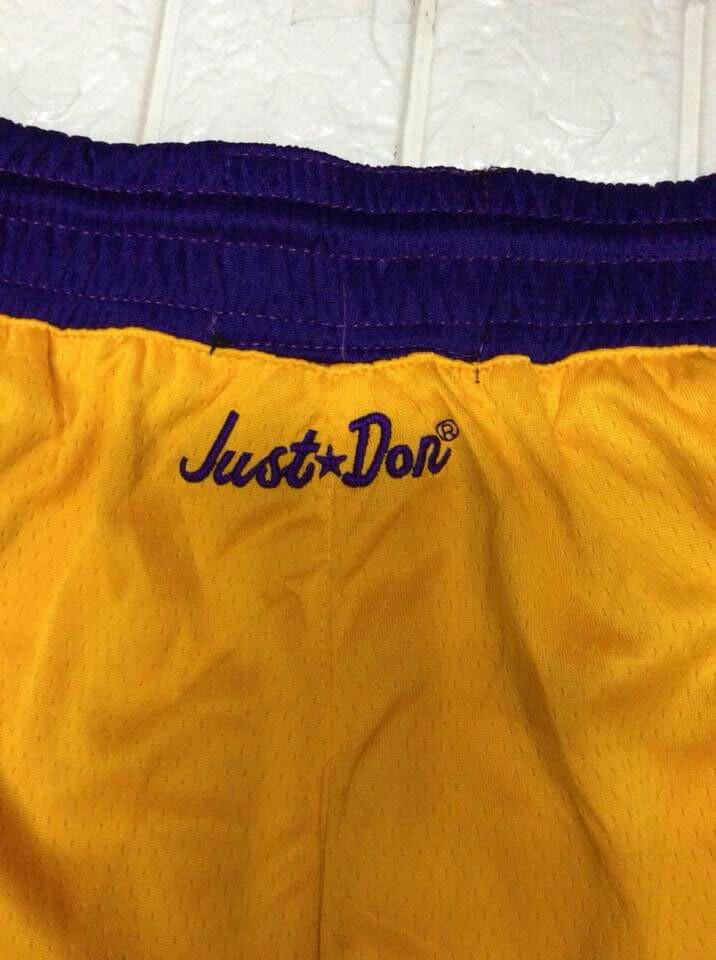 Just Don Lakers Jersey Shorts Men S Fashion Clothes Bottoms On Carousell