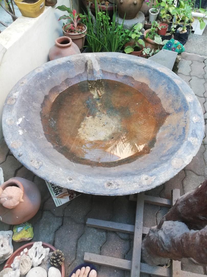 Large Kawa for garden fountain, Furniture & Home Living, Gardening, Soil & Fertilisers on Carousell