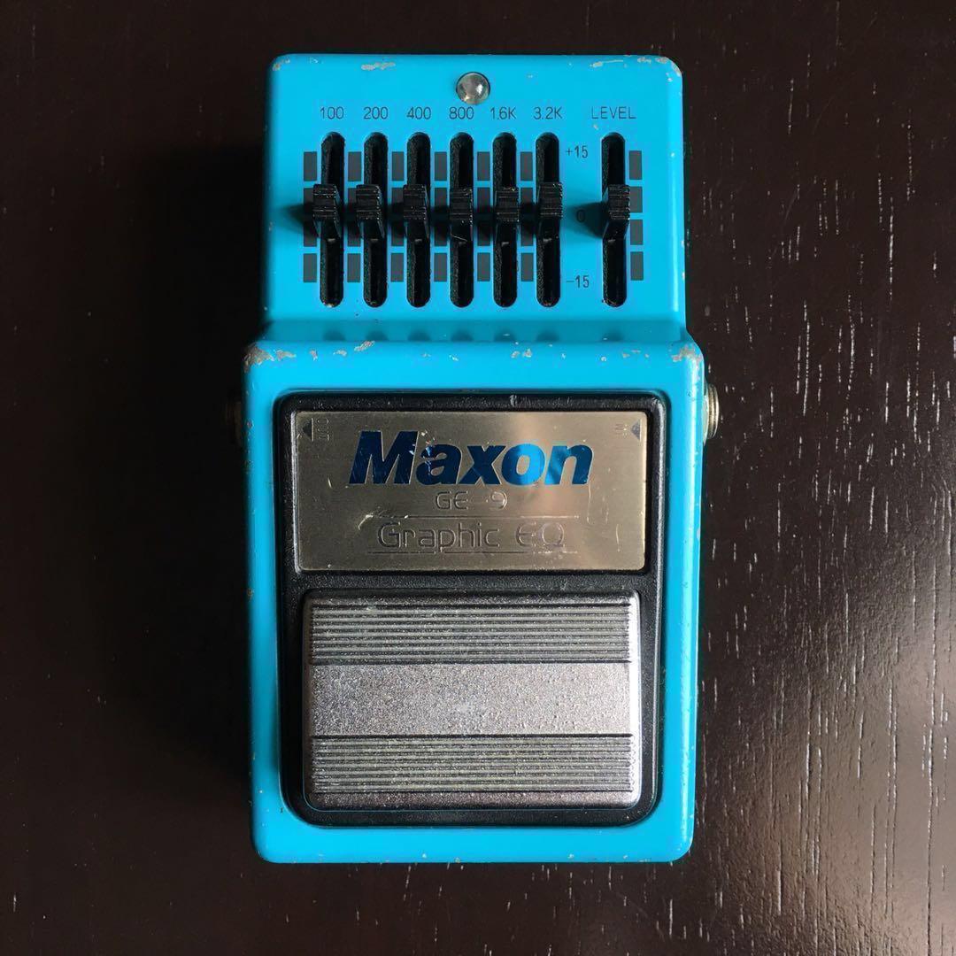 Maxon GE-9 Graphic Equalizer for Electric Guitar Made in Japan