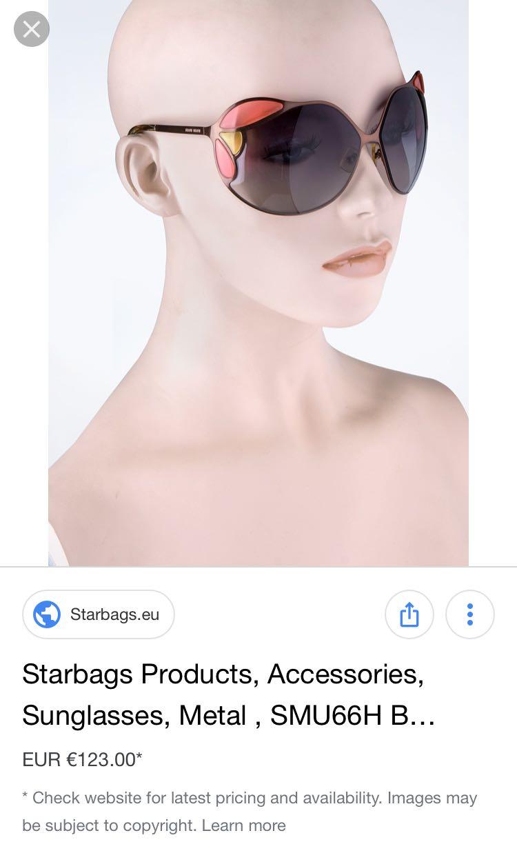 Miu Miu Butterfly Sunglasses SMU66H carousellbelanja Women s