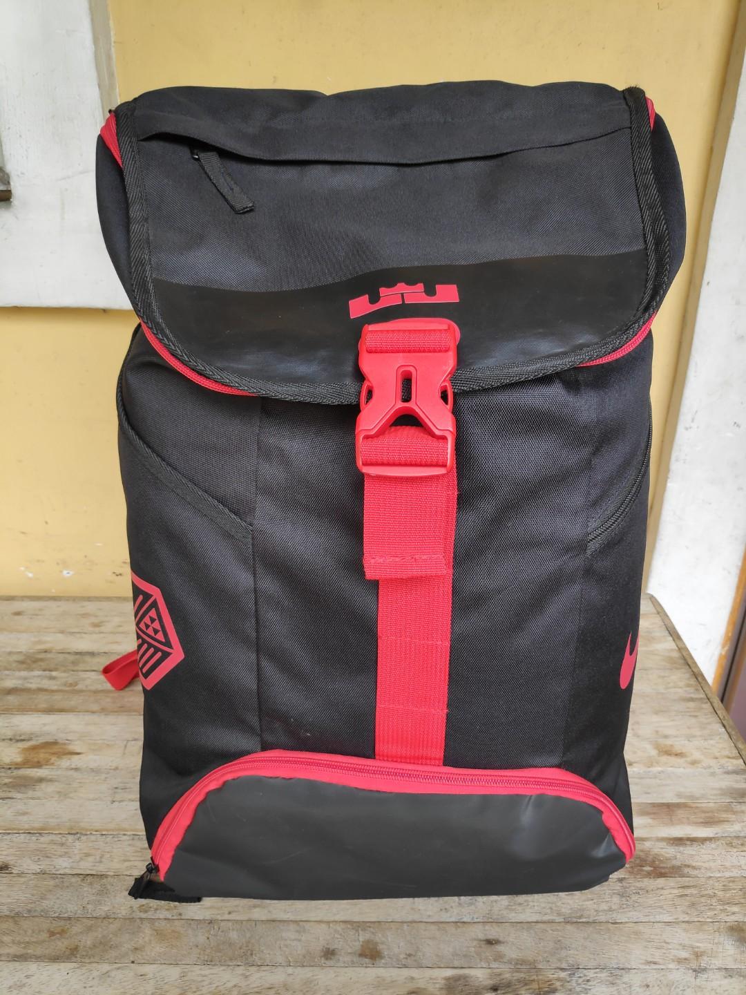 lebron backpack red