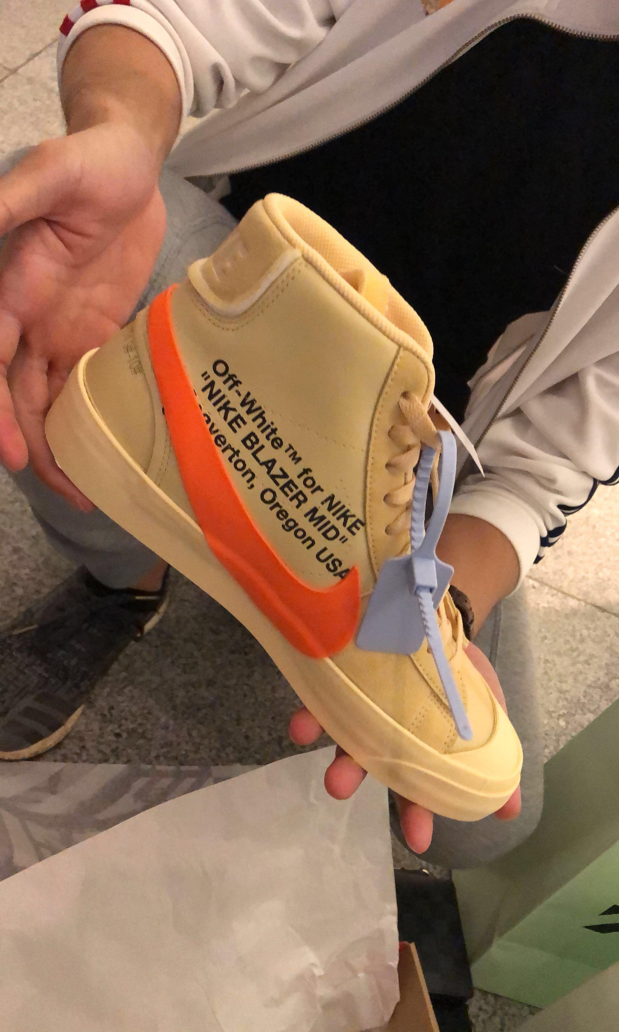 Nike blazer off white beige outlet