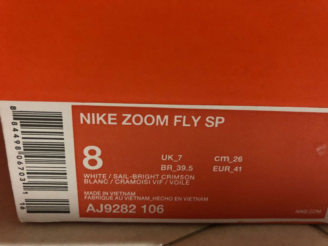 nike zoom fly 2 2018