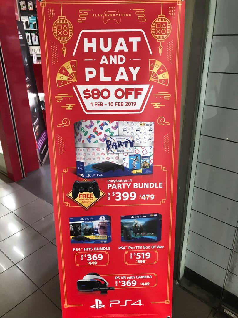 PS4 CNY Promotion, Toys & Games, Video Gaming, Consoles on Carousell
