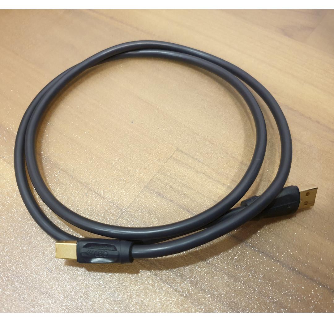 QED Performance USB A-B Graphite 1m Length, Audio, Portable Audio ...