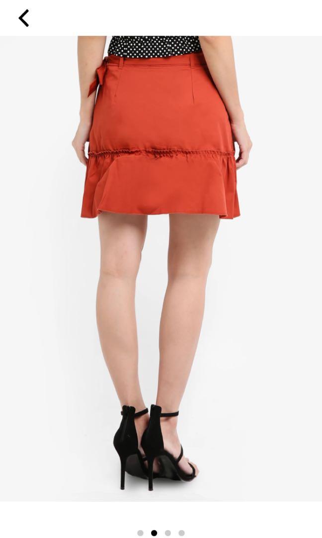 River island wrap mini skirt on sale