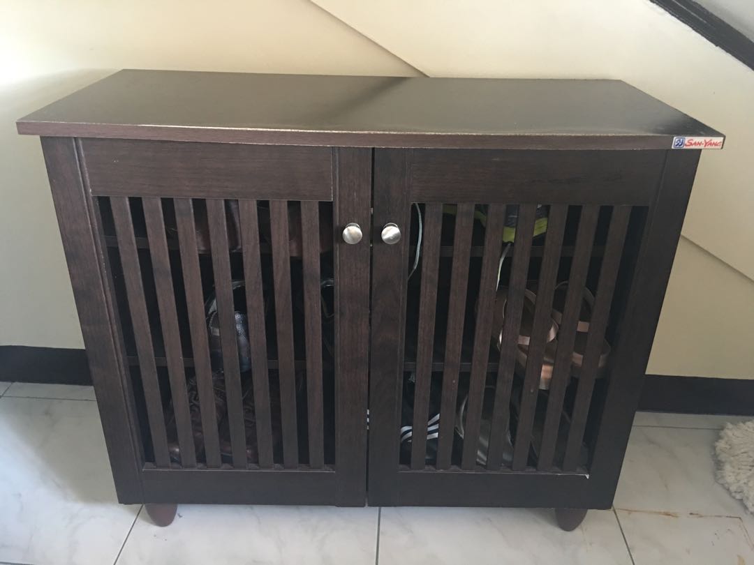 San Yang Shoe Cabinet Home Furniture On Carousell