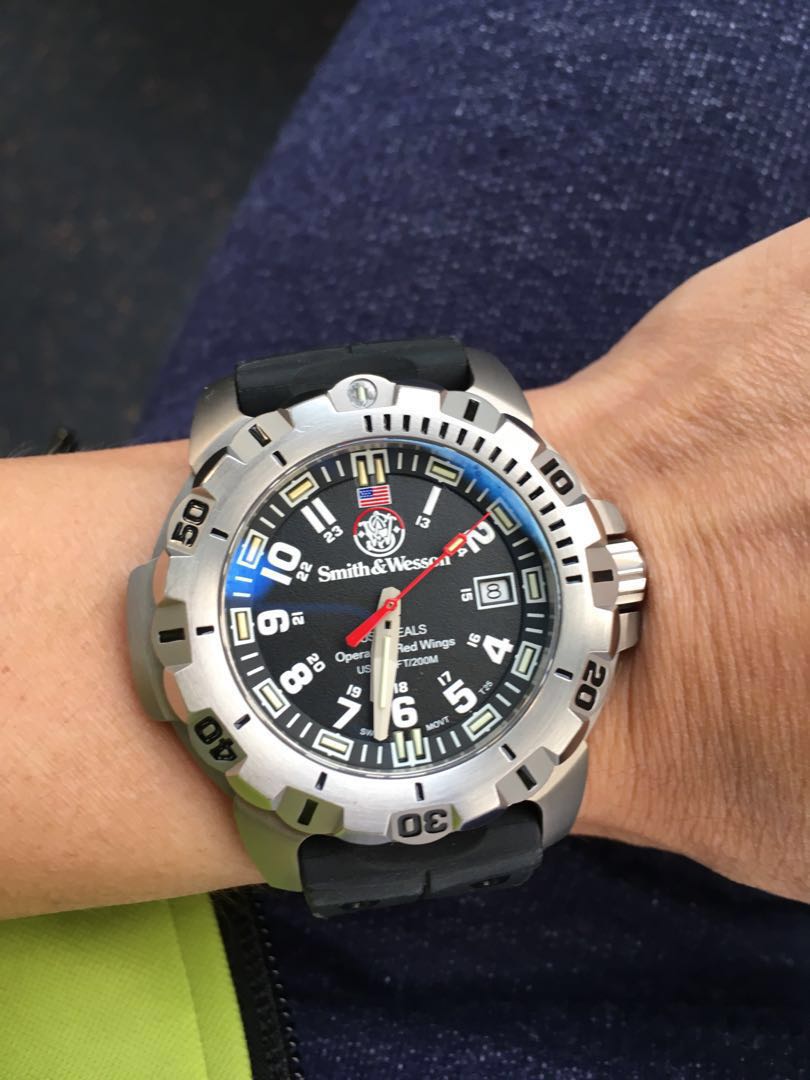 Smith and new arrivals wesson tritium watch
