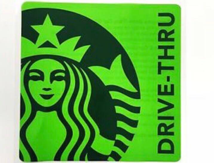 Starbucks Drive Thru Decal Car Accessories Accessories On Carousell