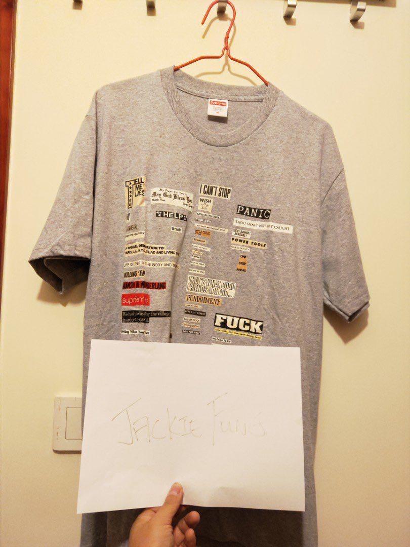 supreme cut outs tee