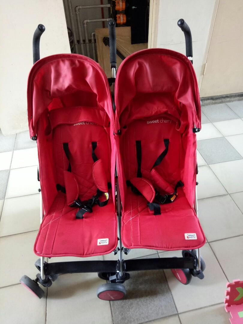 Sweet cherry twin stroller store