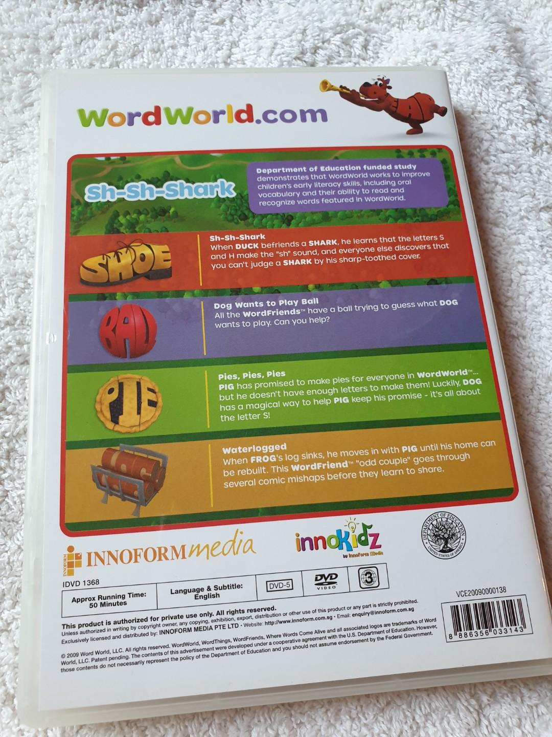 Word World sh sh shark, Music & Media, CDs, DVDs & Other Media on
