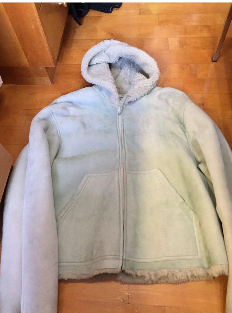 Yeezy season 6 shearling jacket hot sale