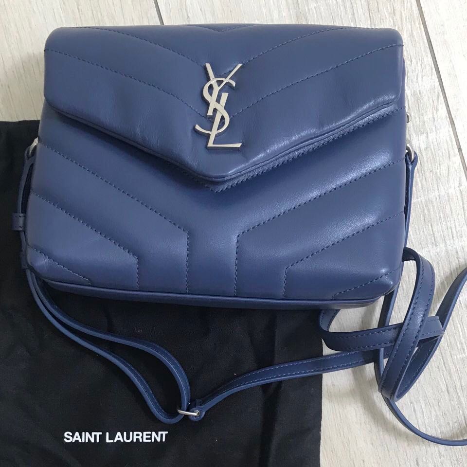 Ysl best sale loulou blue