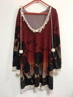 Kuckoo私服｜森林系連帽洋裝