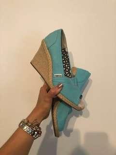Toms Baby Blue Wedge