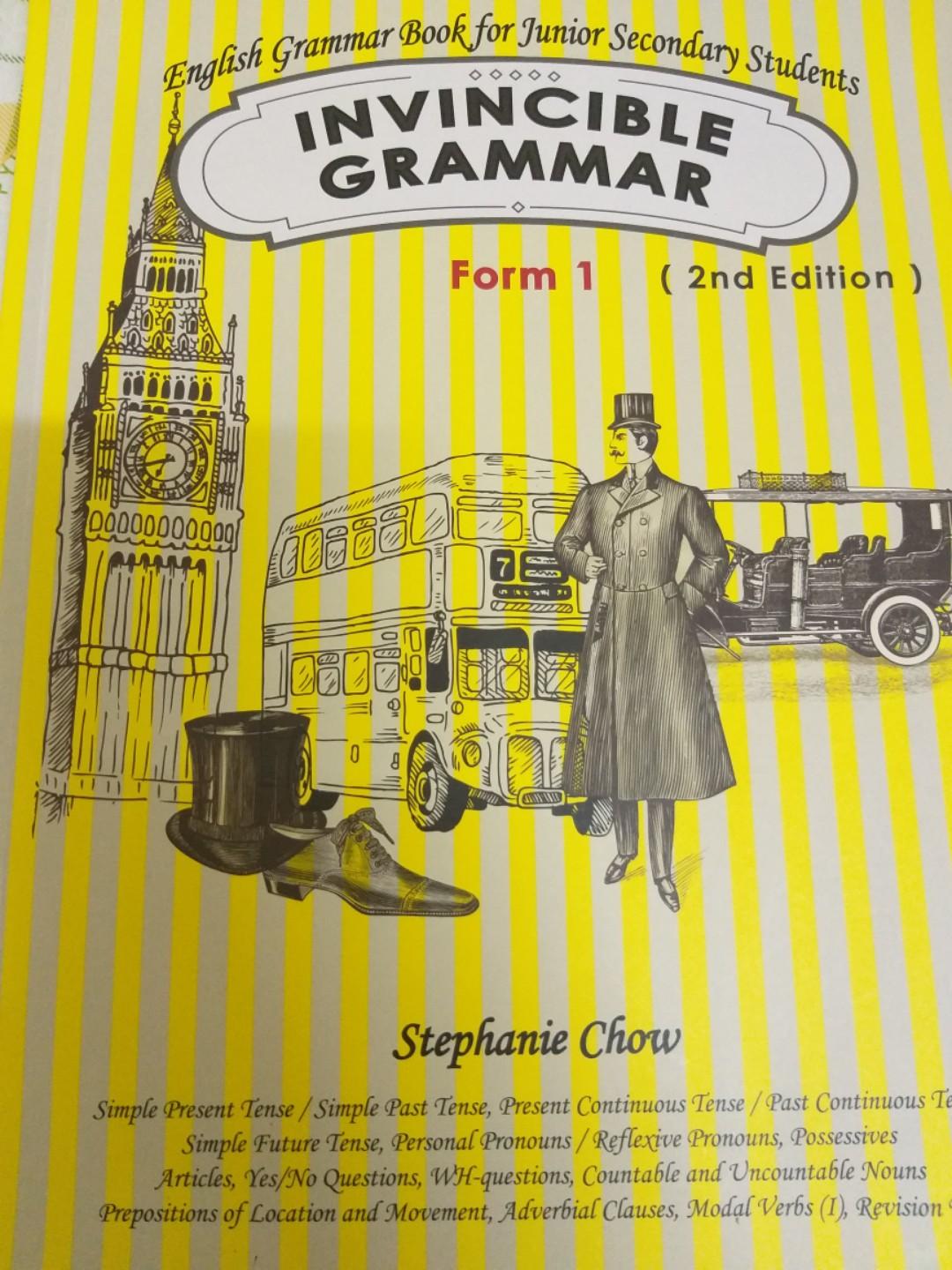 初中中一英文文法練習js1 English Grammar Exercise 教科書 Carousell