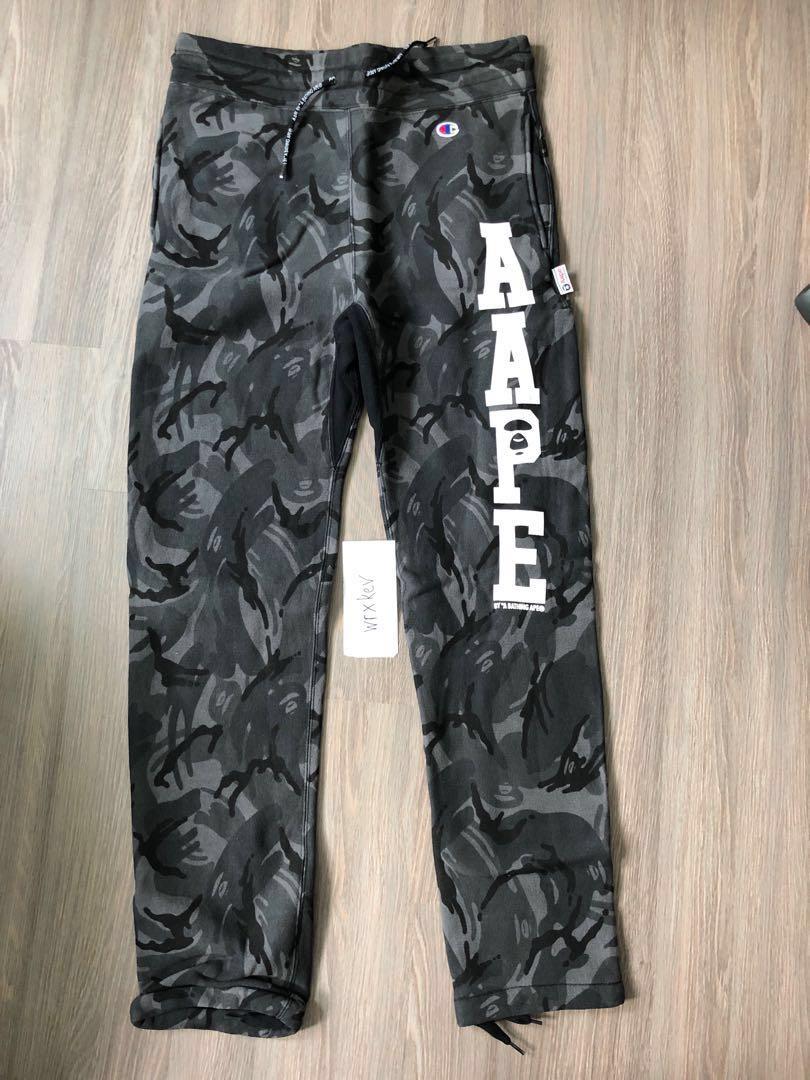 bape x champion pants