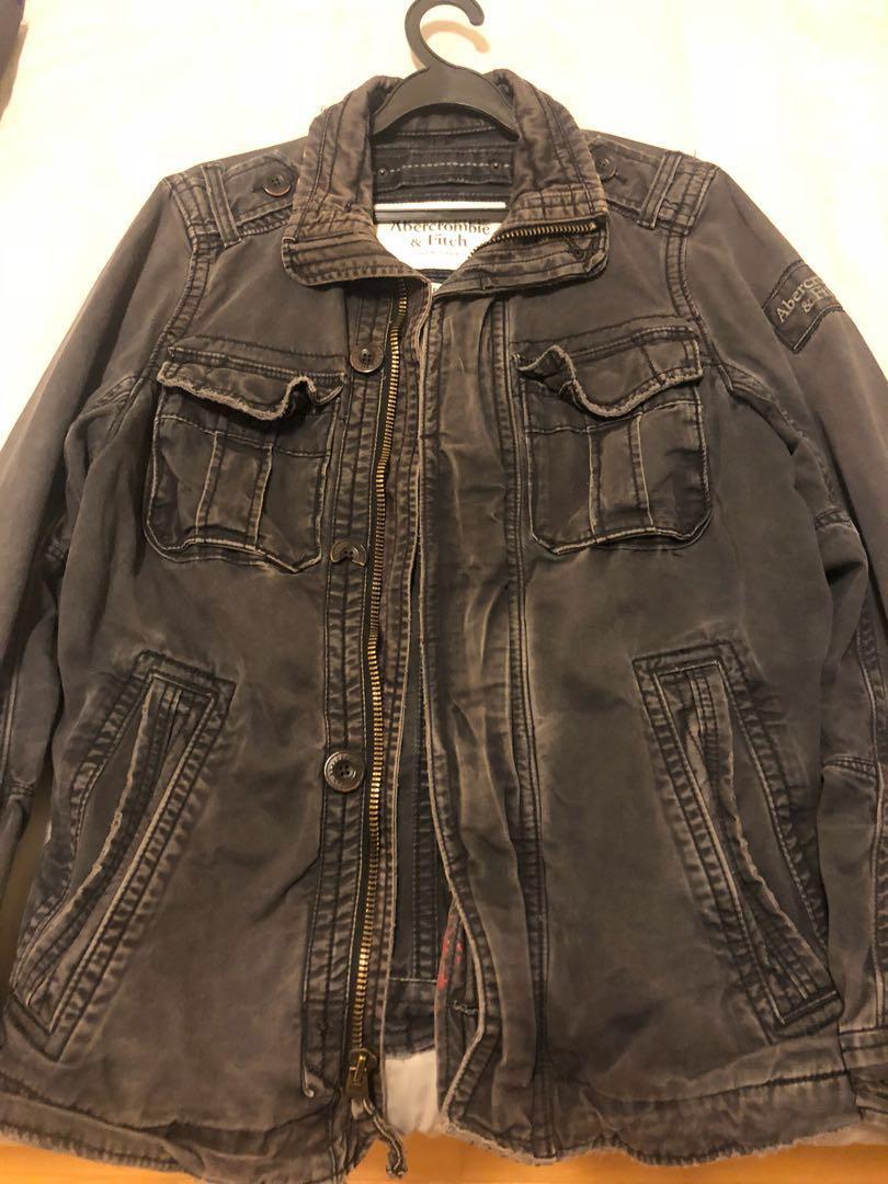 abercrombie and fitch military jacket