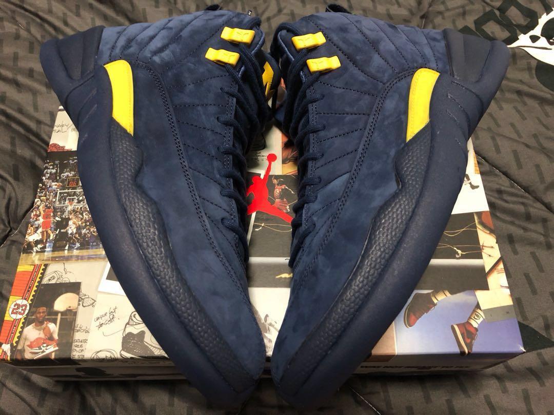 Air jordan 12 michigan 2019 new arrivals