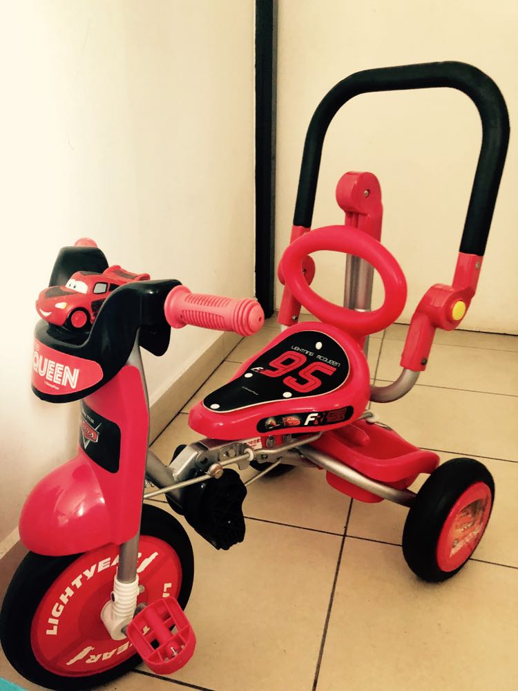 Authentic Lightning McQueen tricycle
