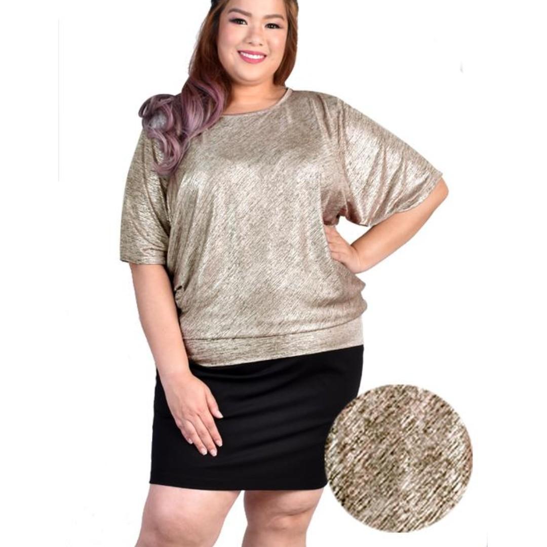 Back Drape And Criss Cross Top Rose Gold Women S Fashion Clothes