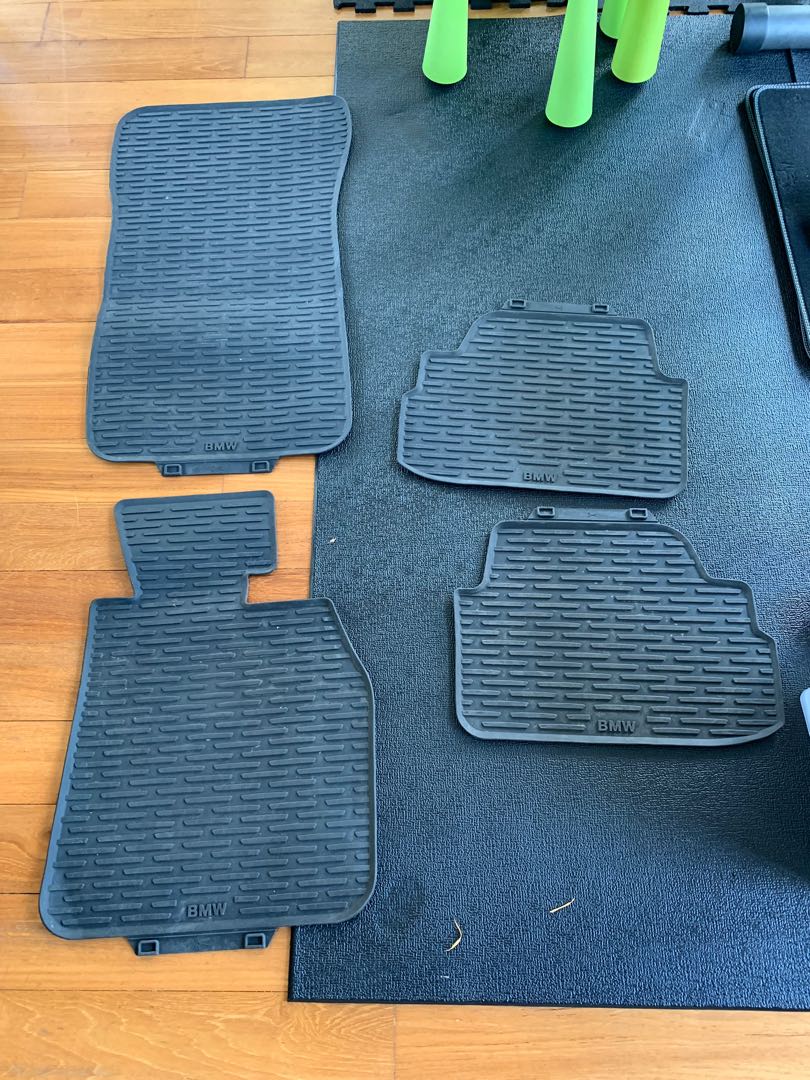 BMW 1 series E82 floor rubber mats, Car Accessories, Accessories on ...