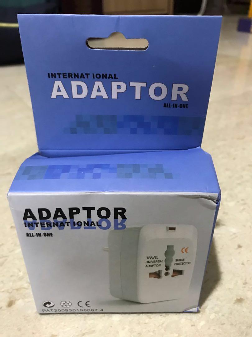 BN Universal Travel Adaptor with free pouch), Hobbies & Toys
