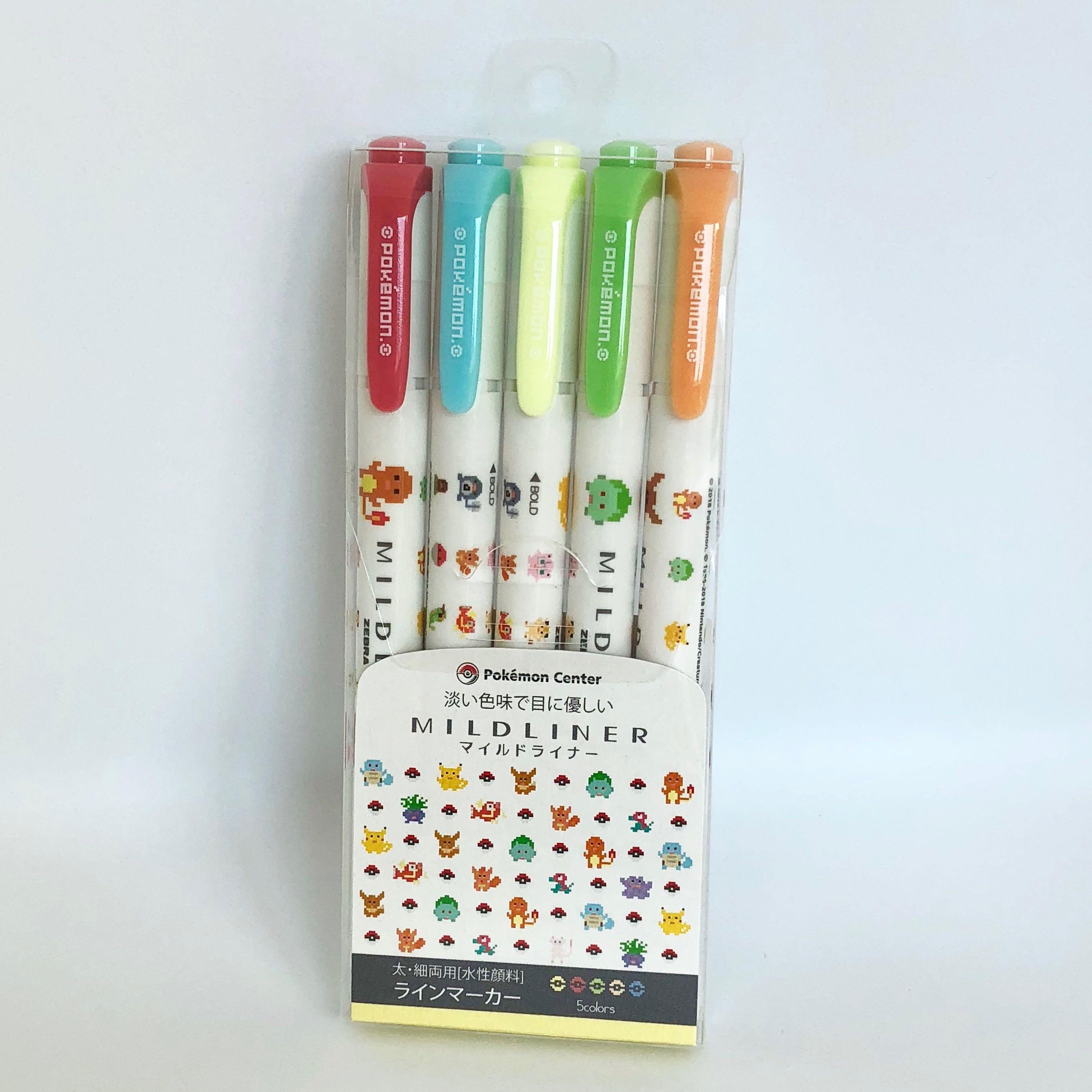 Mildliner Highlighters Mildliner Pokemon ZEBRA Mildliner