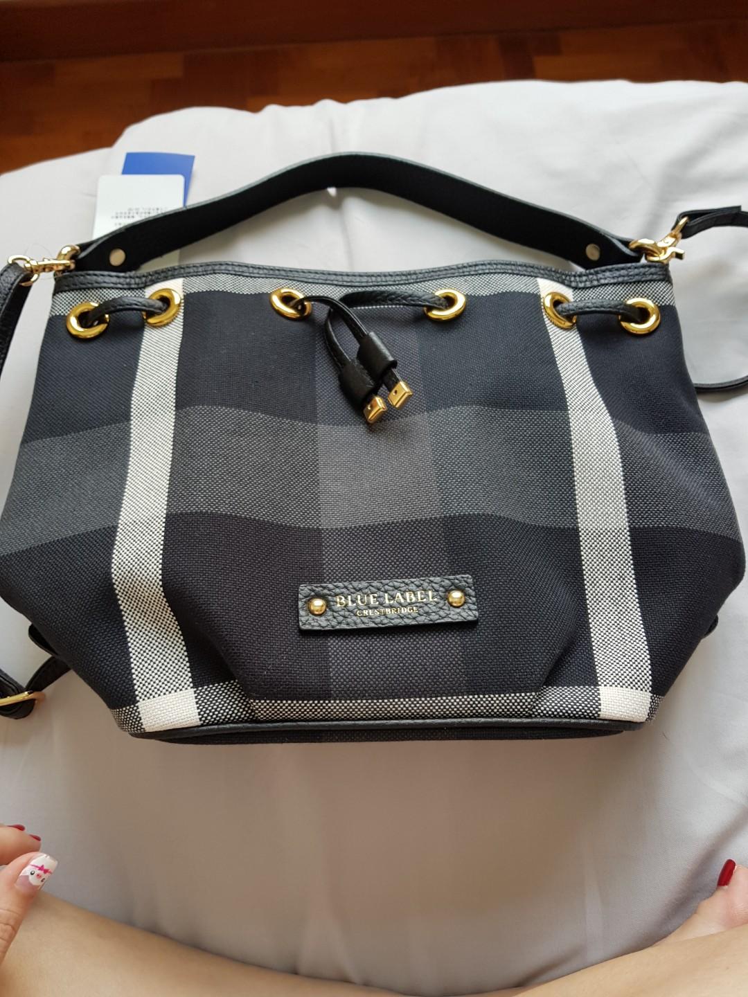 Burberry blue label bucket bag best sale