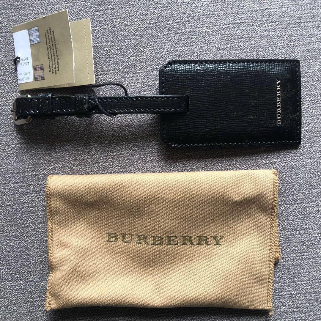 burberry luggage tag