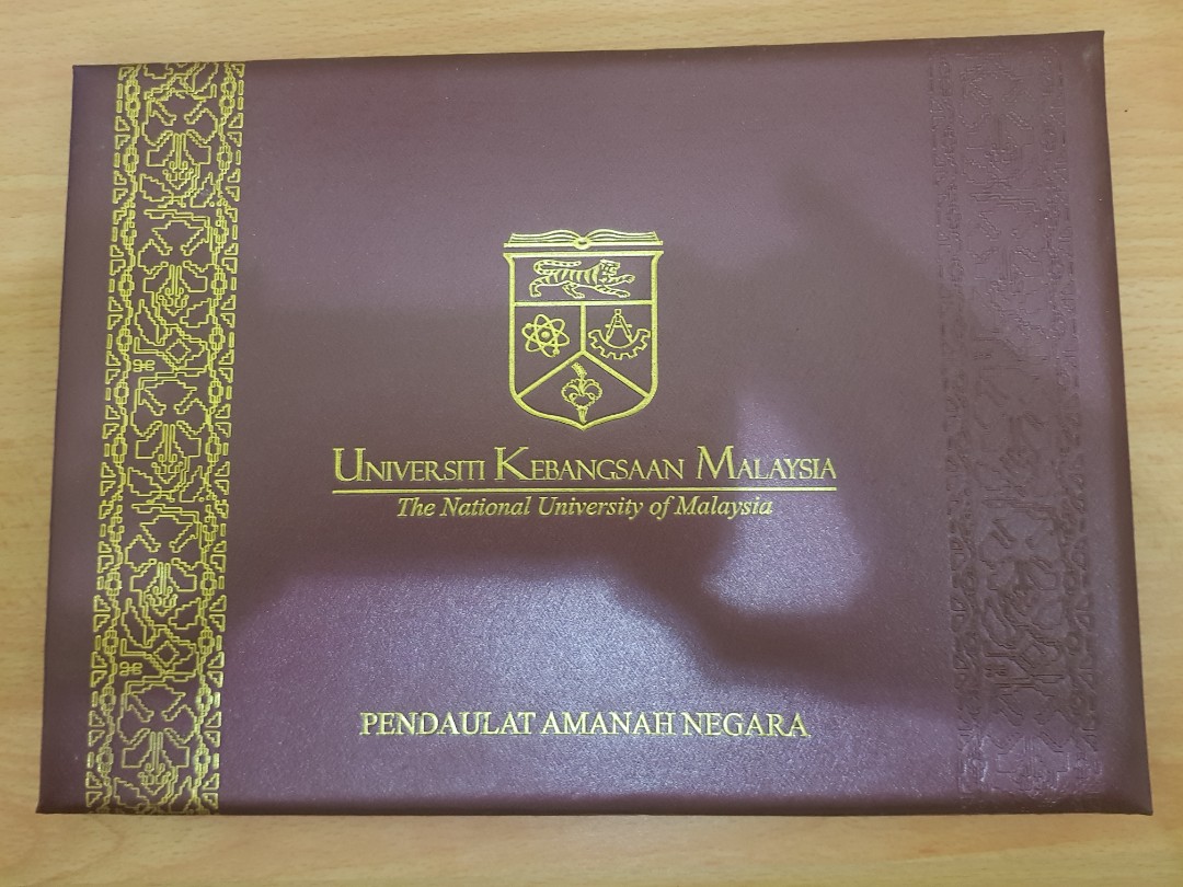 Leather Certificate holder Universiti Kebangsaan Malaysia (UKM