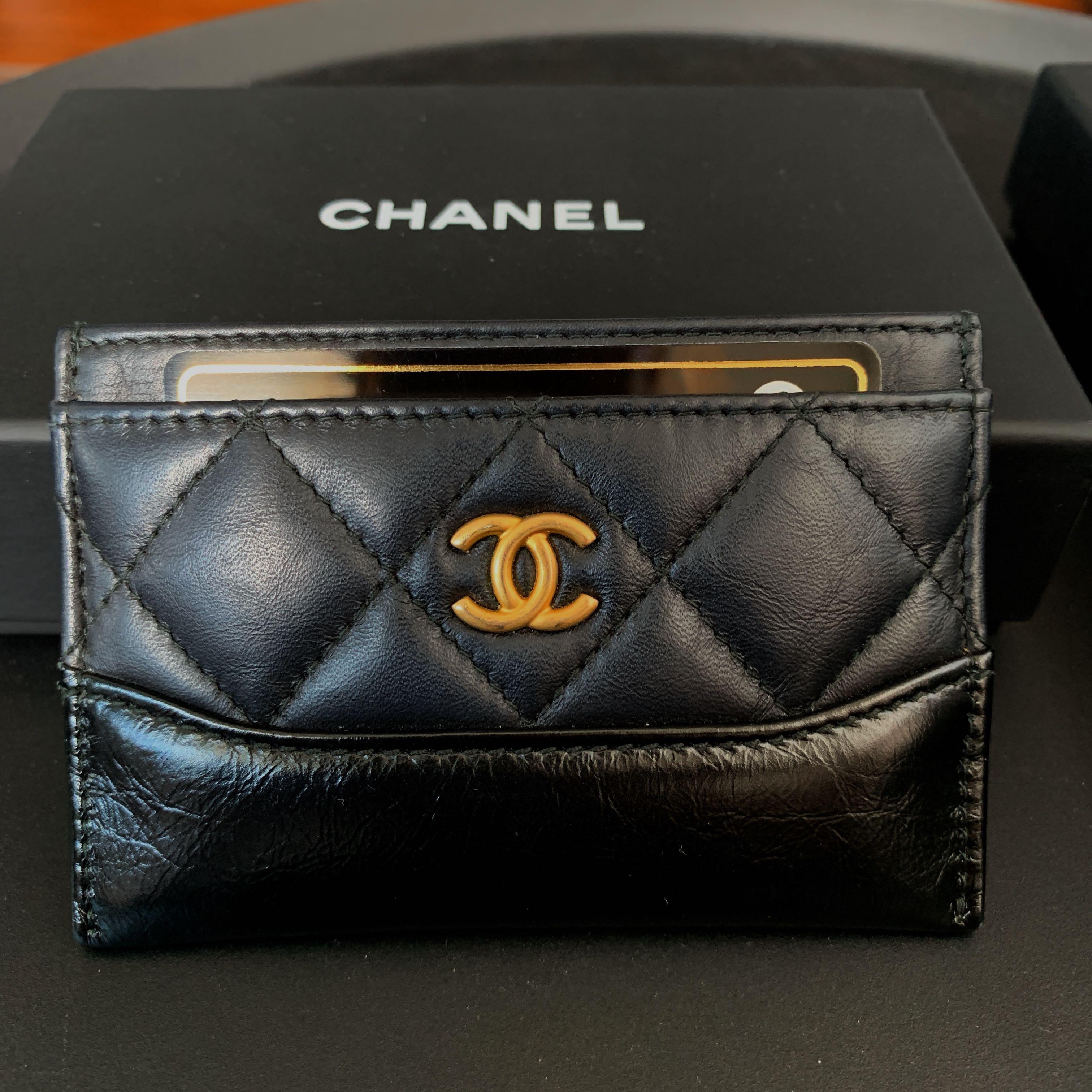 chanel gabrielle card holder