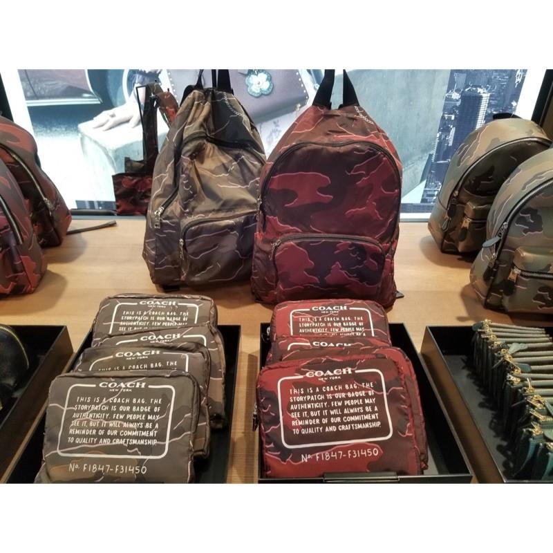 coach packable backpack
