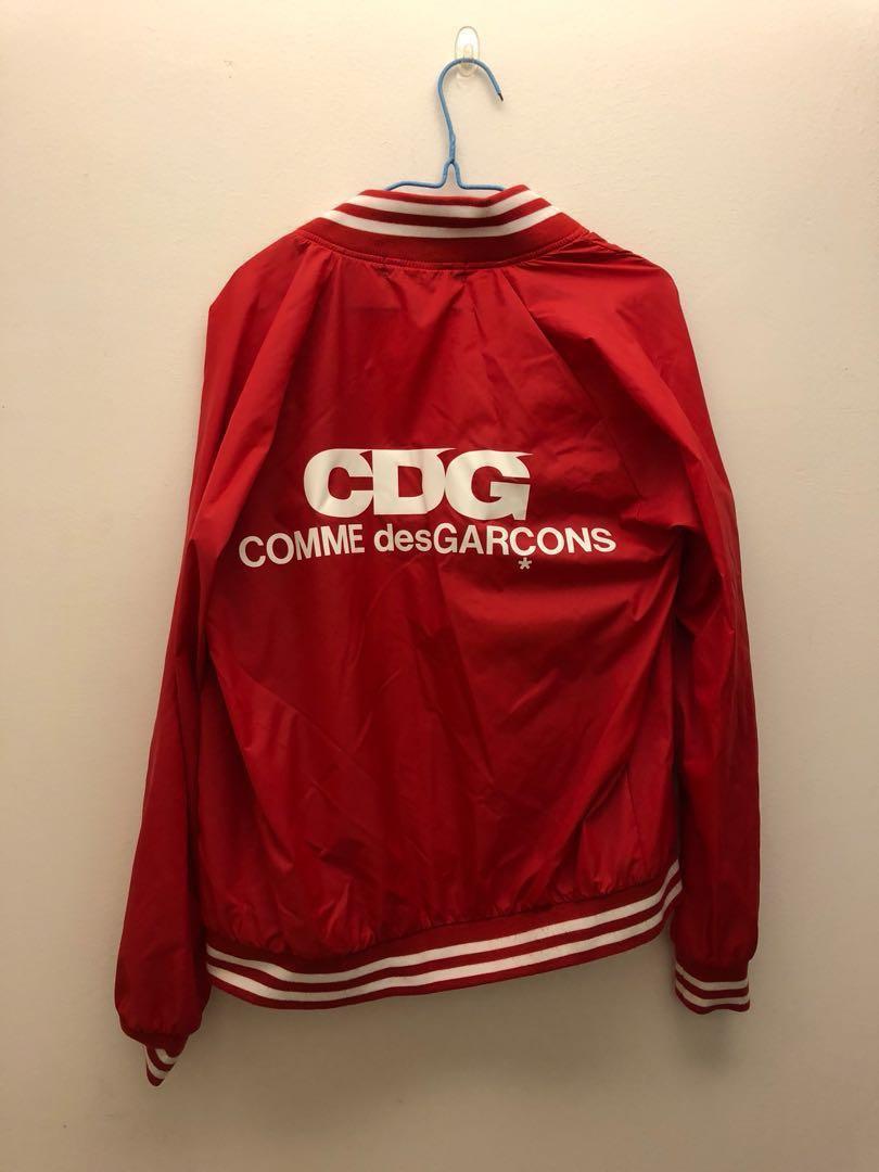 cdg varsity jacket