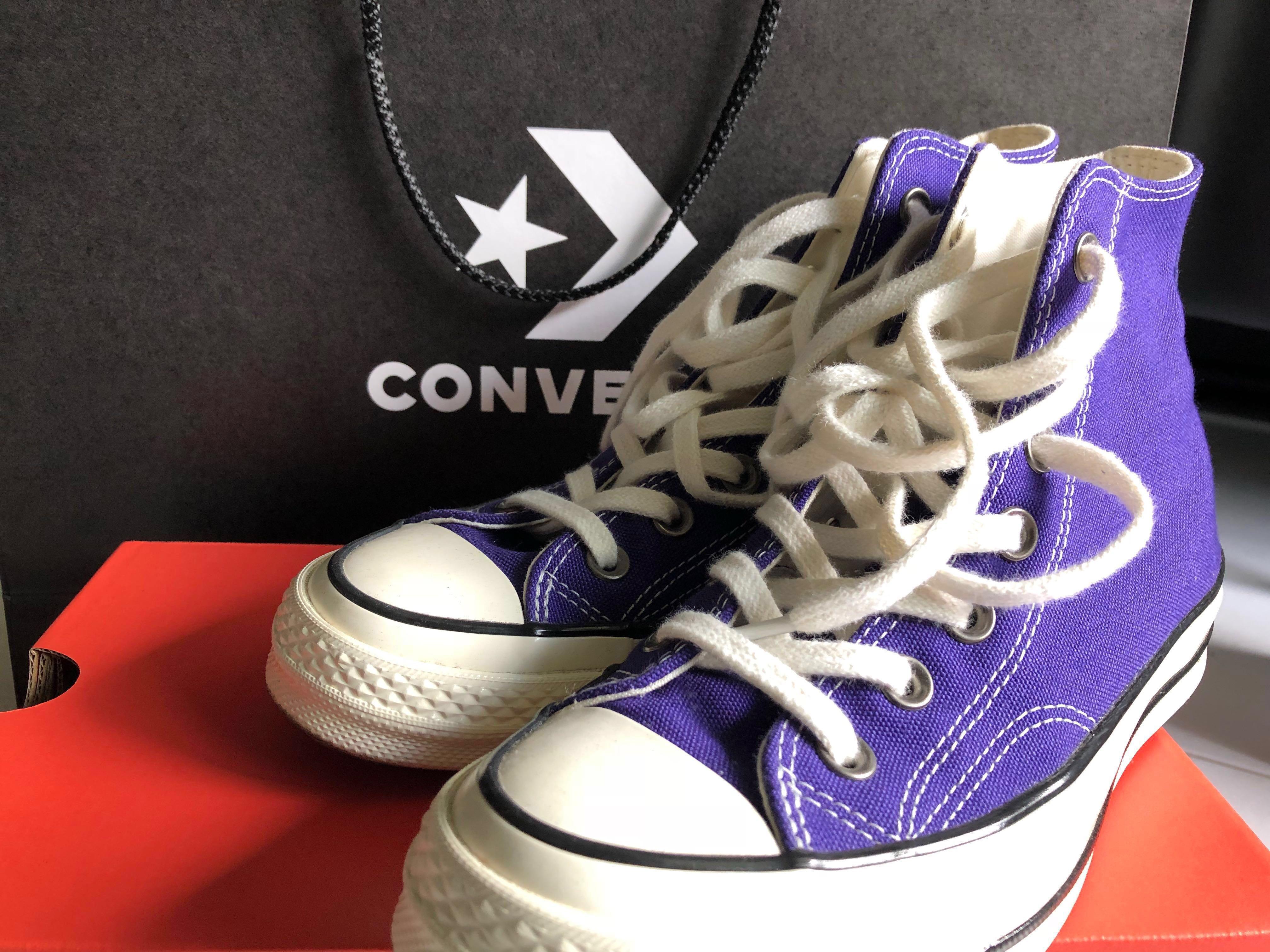 size 4 purple converse