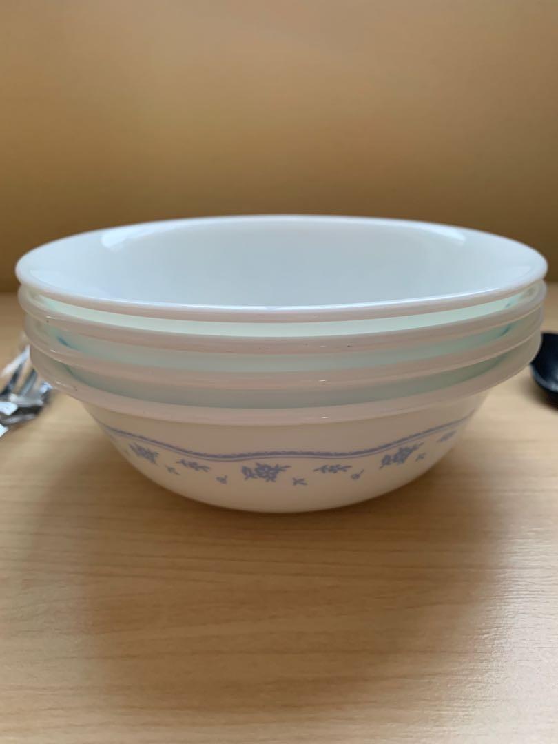 Corelle dinnerware bowls (Preloved Set of 4), Furniture & Home Living